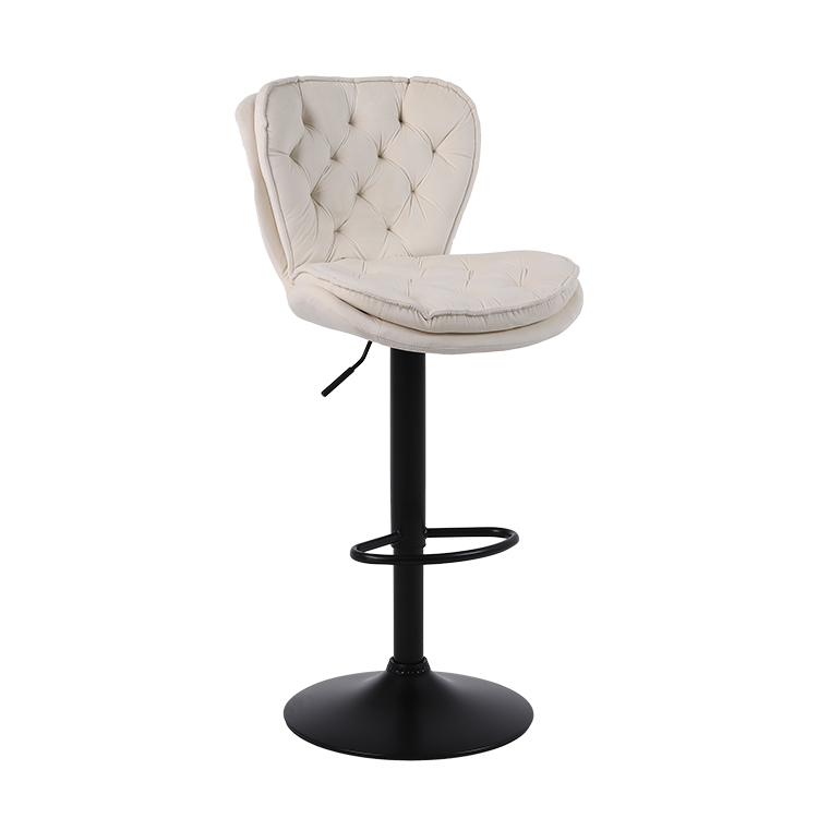 bar stools black velvet